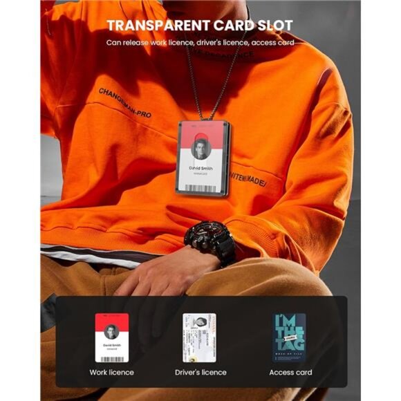 Mens Card Holder Slim Wallet Minimalist Wallet with ID Card Holder RFID Blocking - Picture 2 of 7